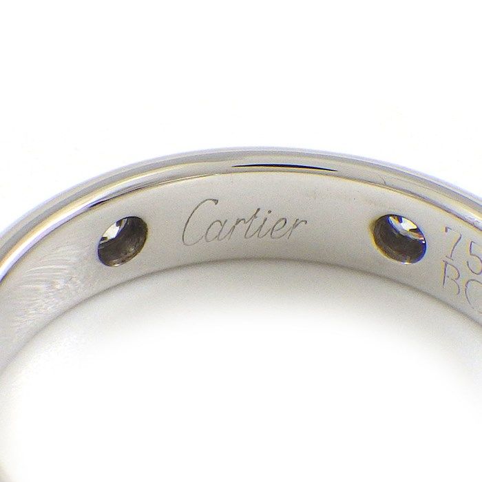 カルティエ Cartier リング ステラ 6ポイント ダイヤモンド K18WG 10.5  