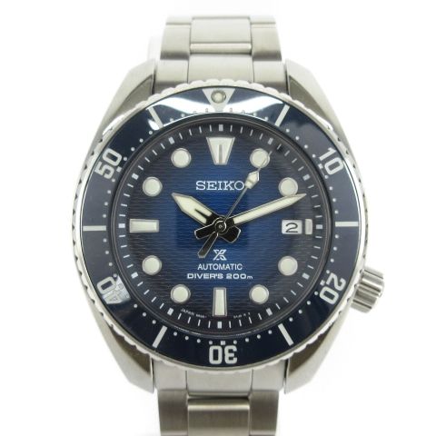 セイコー SEIKO プロスペックス ダイバースキューバ 腕時計 自動巻き SBDC175 ネイビー