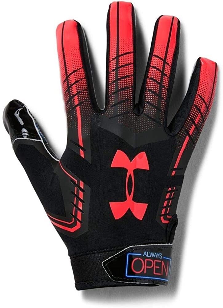 UNDER ARMOUR F6 NOVELTY ネオンレッド アメフト グローブ