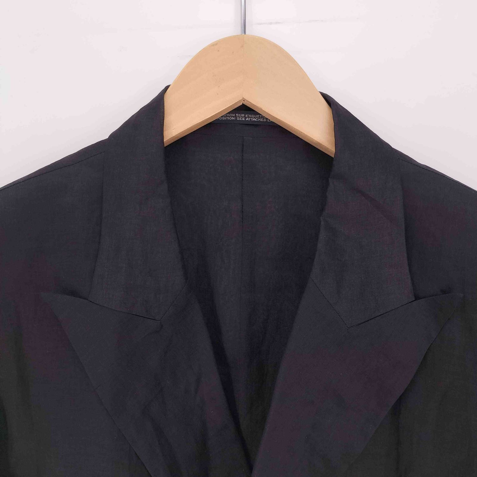 【人気モデル/美品】ヨウジヤマモト ドクタージャケット サイズ2 ヨウジヤマモト Yohji Yamamoto 24SS DOT GREY DISCHARGE PRINT
