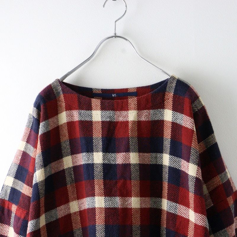 フォーティーファイブアール 45R ツイード チェック ワンピース 0