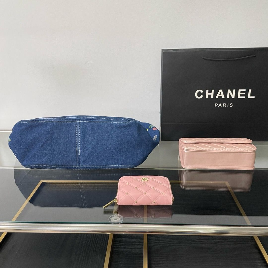 シャネル3点セットコンボパックCHANEL シャネル ショルダーバッグクロスボディバッグハンドバッグチェーンバッグウォレット3点セットコンボパック