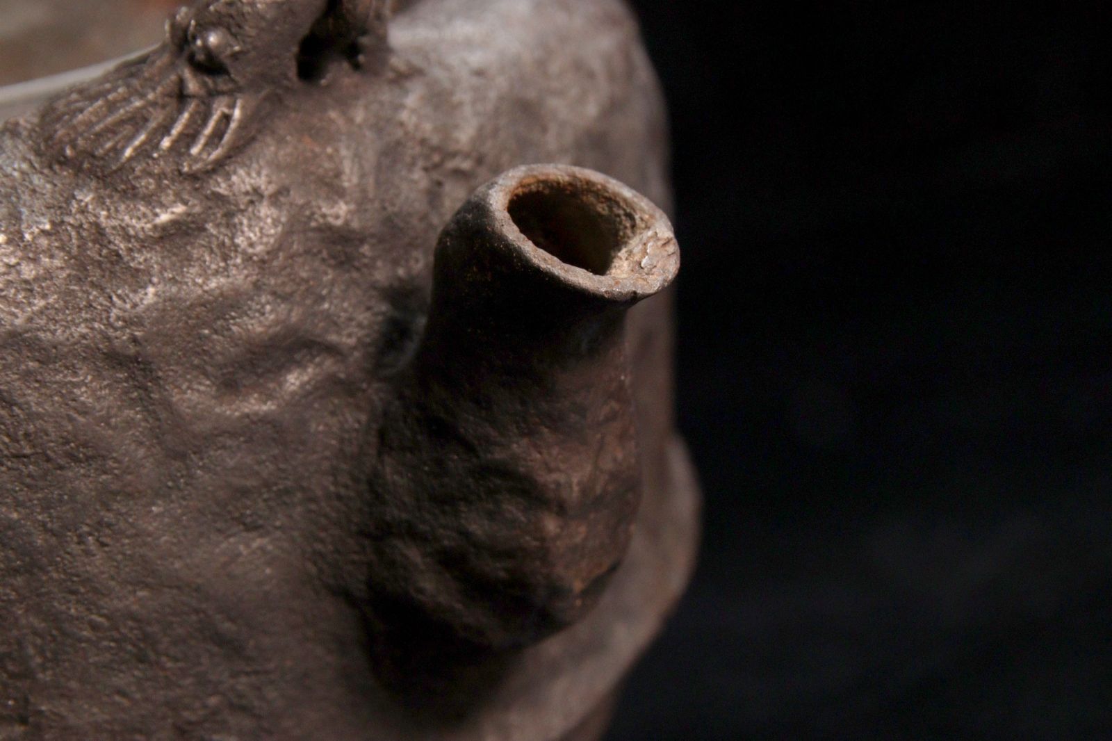 龍文堂 岩肌 鉄瓶 銅「龍文堂」在銘 共箱 DT505 Yahoo!オークション