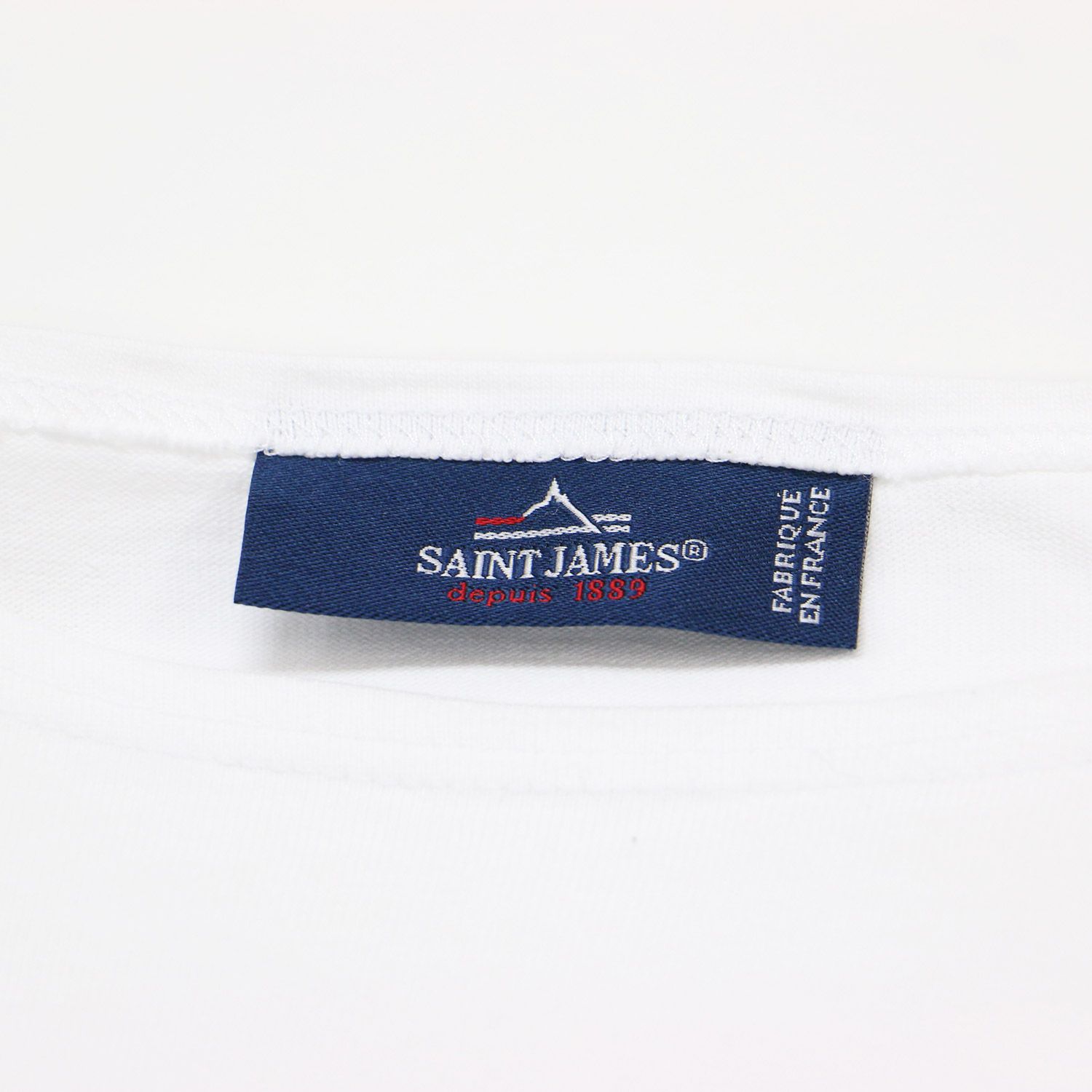 SAINT JAMES セントジェームス Tシャツ ホワイト ブラック 白黒 サイズ 