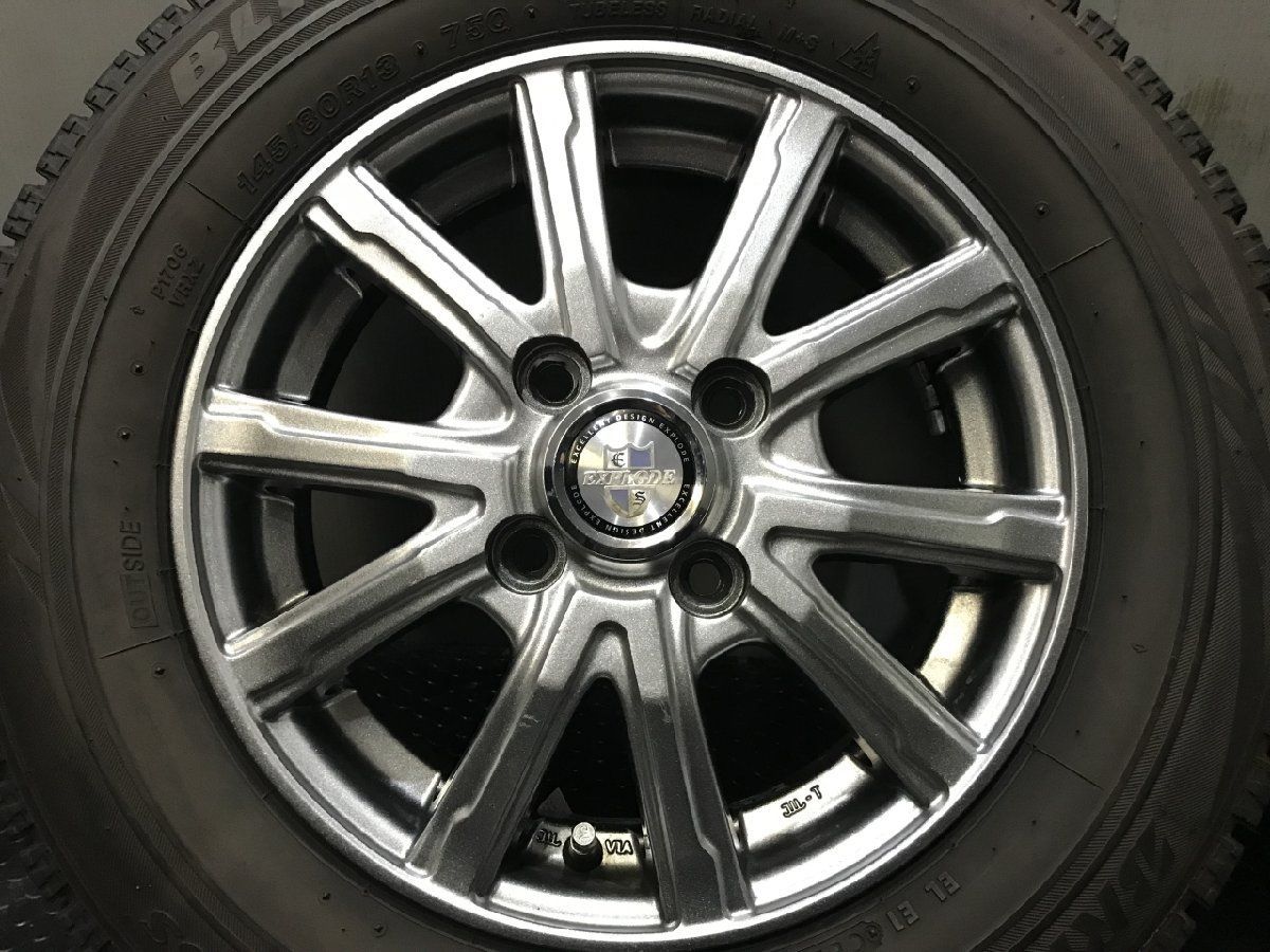 BS BLIZZAK VRX 145/80R13】スタッドレス【EXPLODE 13インチ