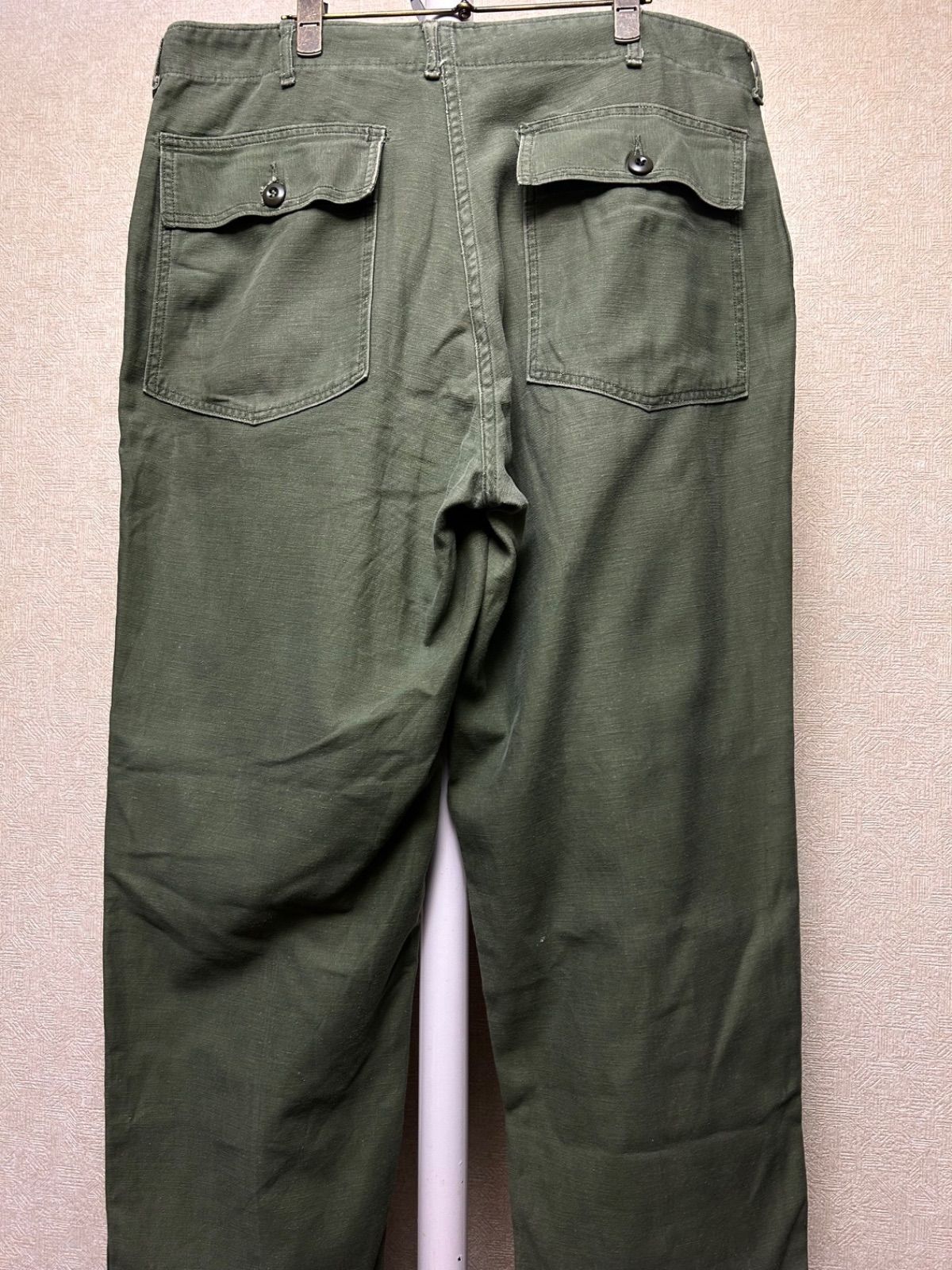 希少ラージサイズ米軍実物コットンサテンベイカーパンツヴィンテージ年代ランク美品 希少ラージサイズ米軍実物コットンサテンベイカーパンツヴィンテージ