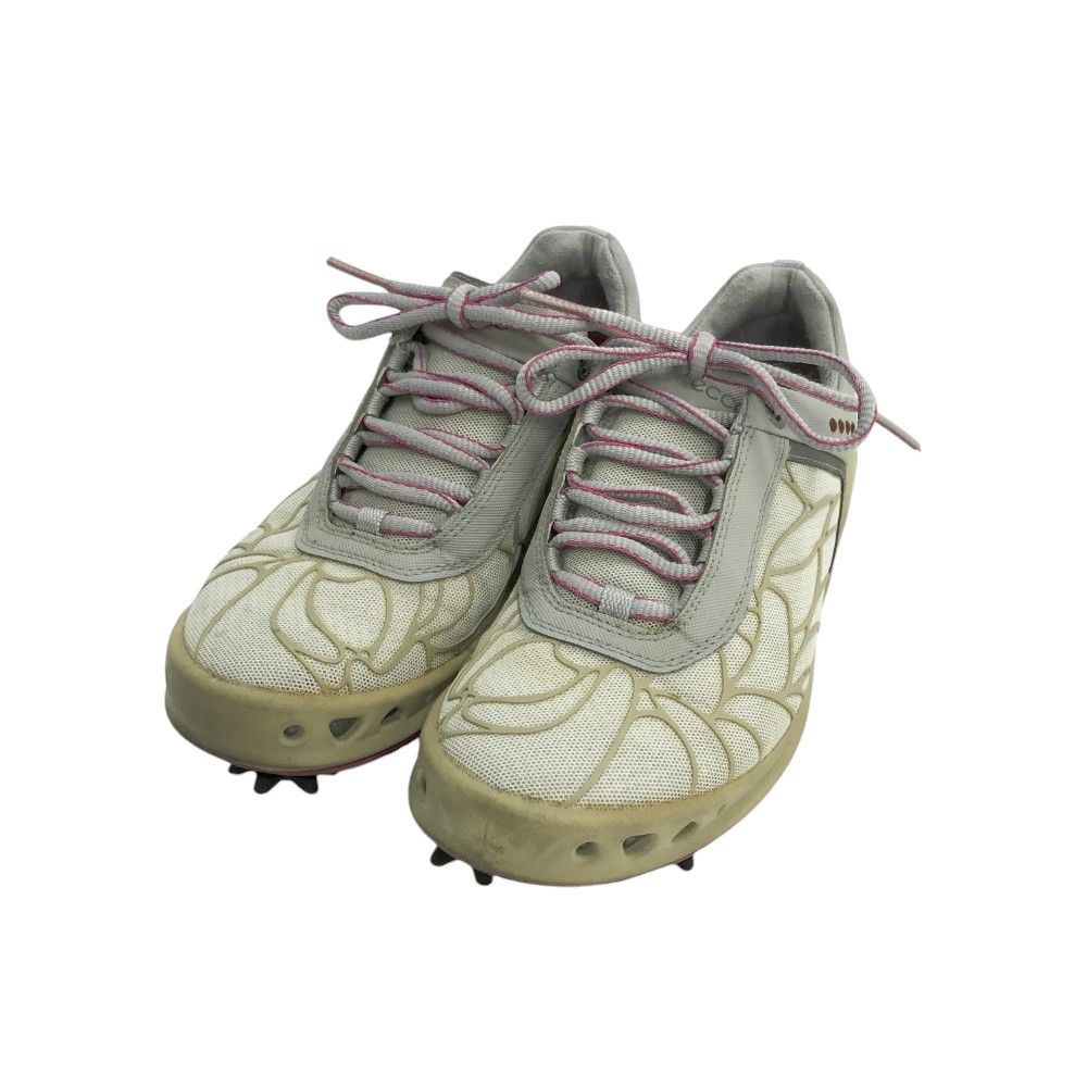 ecco エコー CAGE EVO ゴルフシューズ ベージュ系 36 ecco エコー CAGE EVO ゴルフシューズ ベージュ系 36