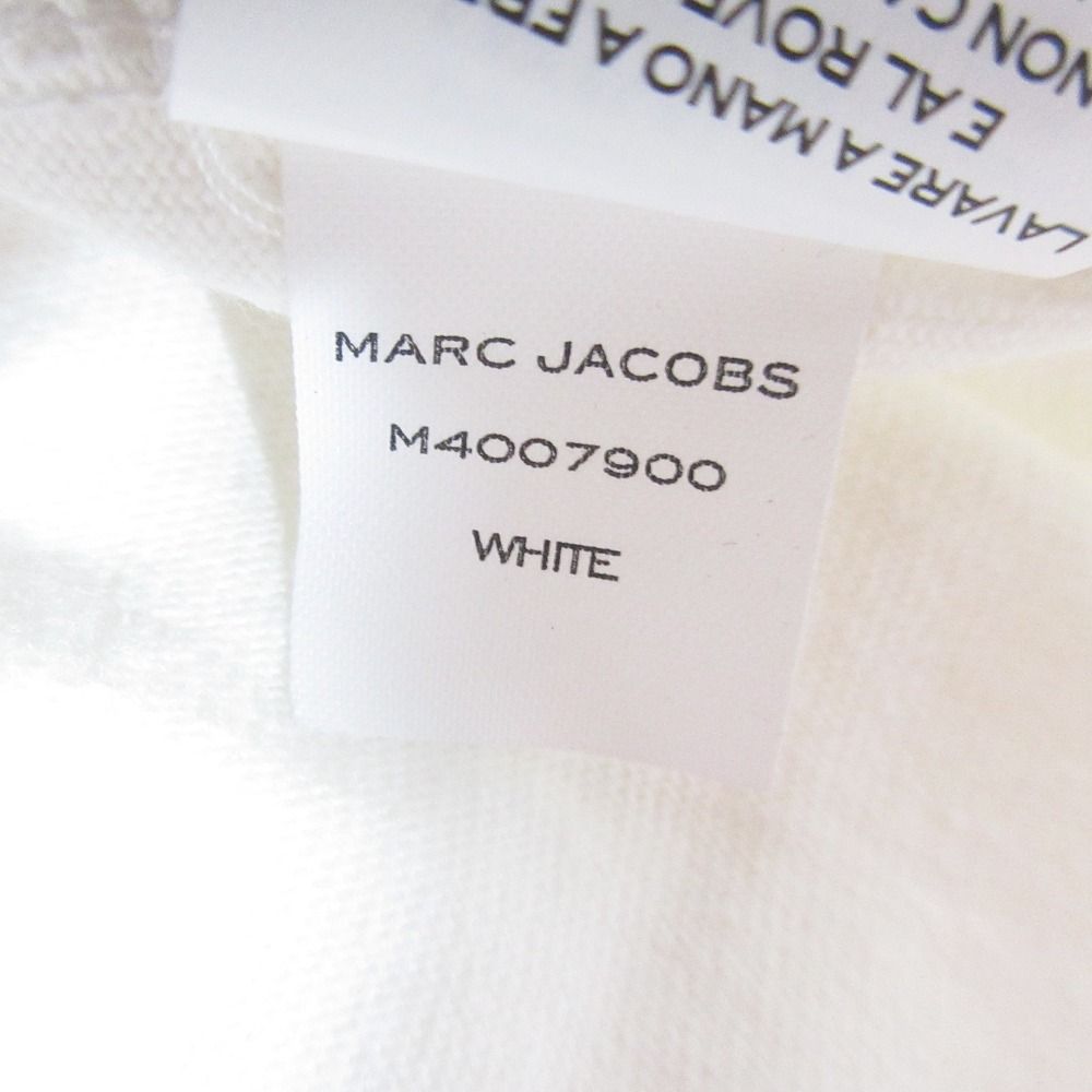 美品 THE MARC JACOBS ザマークジェイコブス ロゴTシャツ カットソー M4007900 サイズS ホワイト レディース 古着 中古 MARC JACOBS - 美品 THE MARC JACOBS ザマークジェイコブス ロゴ