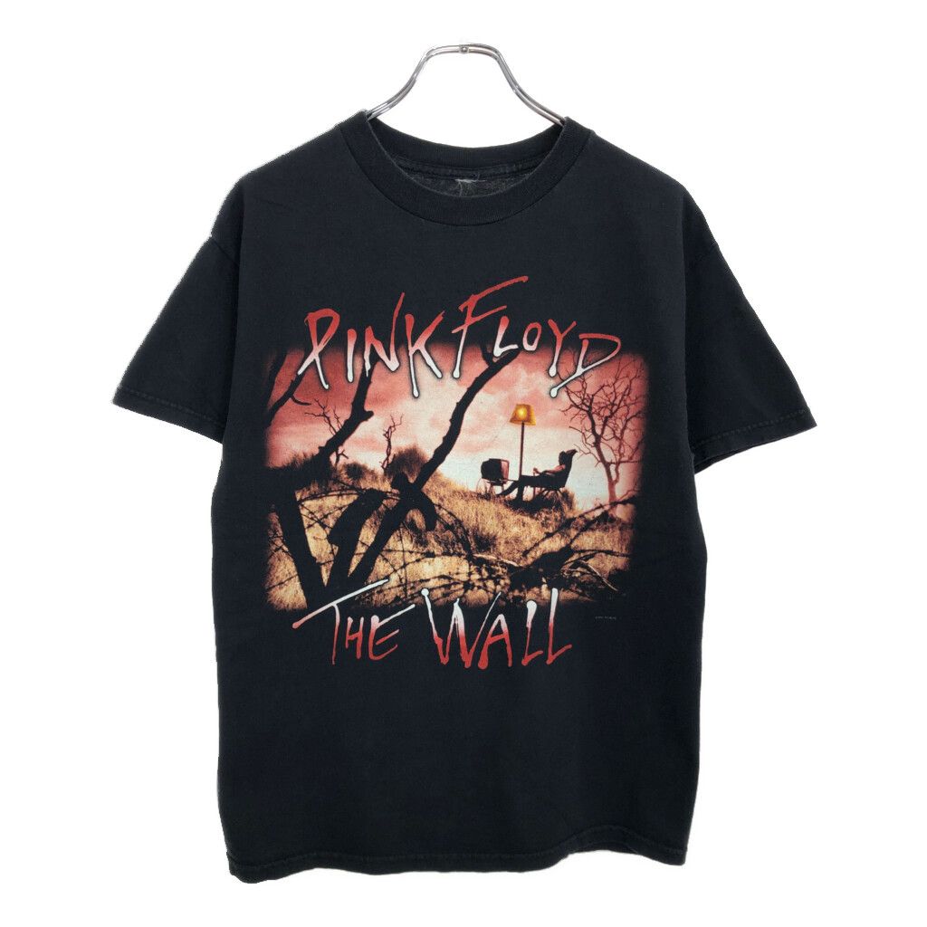 00年代 PINK FLOYD ピンク フロイド THE WALL 半袖Ｔシャツ バンド ブラック メンズ M相当 古着 U3855