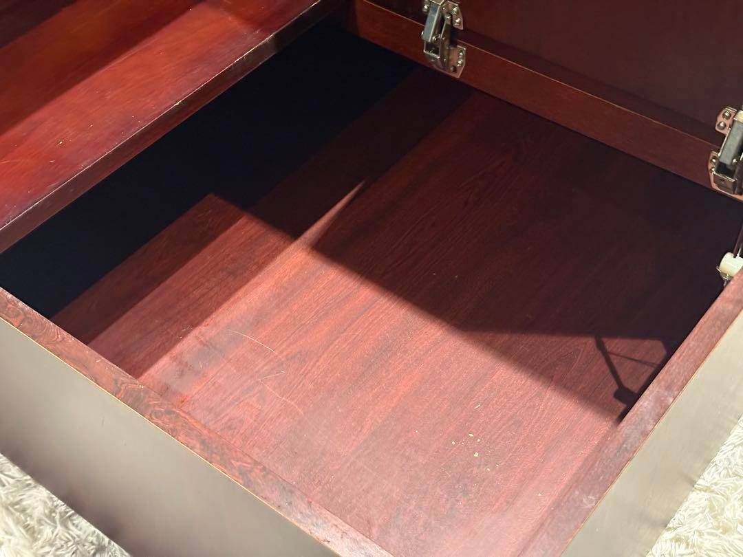 karimoku カリモク コーナーテーブル 収納 ローズウッド アンティーク MARWIL-DEMENAGEMENTS_CH