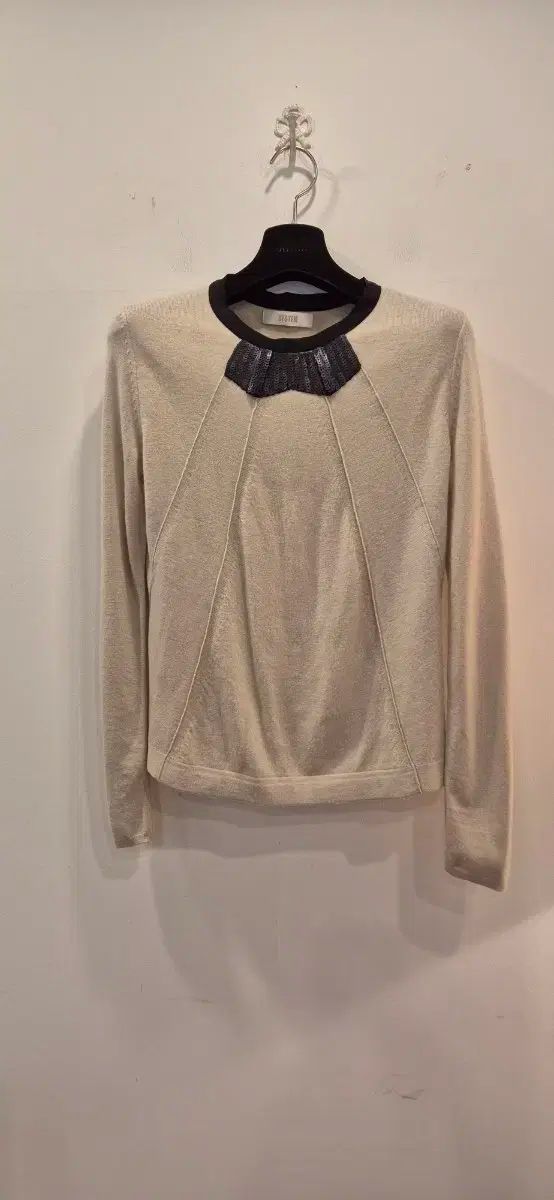 SYSTEM スパンコール 装飾 ニット トップス