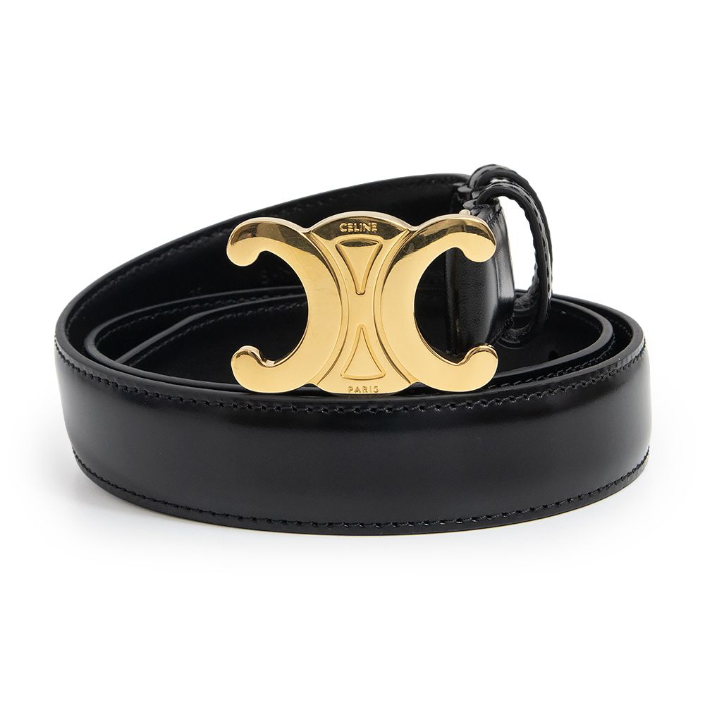 CELINE ラージトリオンフ ベルト / トリヨンレザー CELINE ラージトリオンフ ベルト / トリヨンレザー CELINE セリーヌ