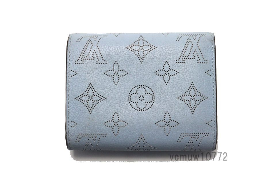 シリアル消え近年希少美中古□LOUIS VUITTON マヒナ ポルトフォイユ 