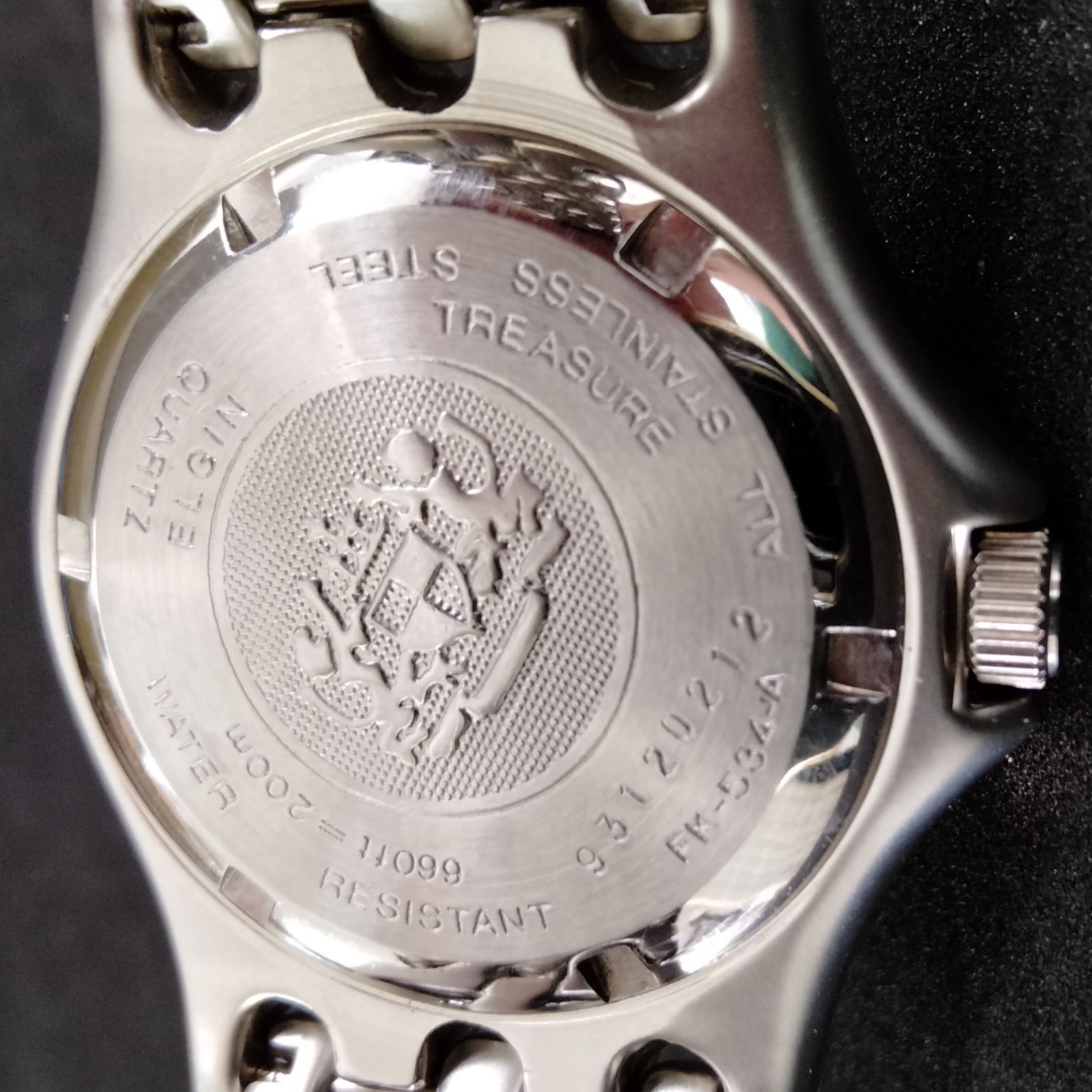 Elgin Vintage Travel Alarm Clock # 534-00054 ELGIN アナログ時計 FK 