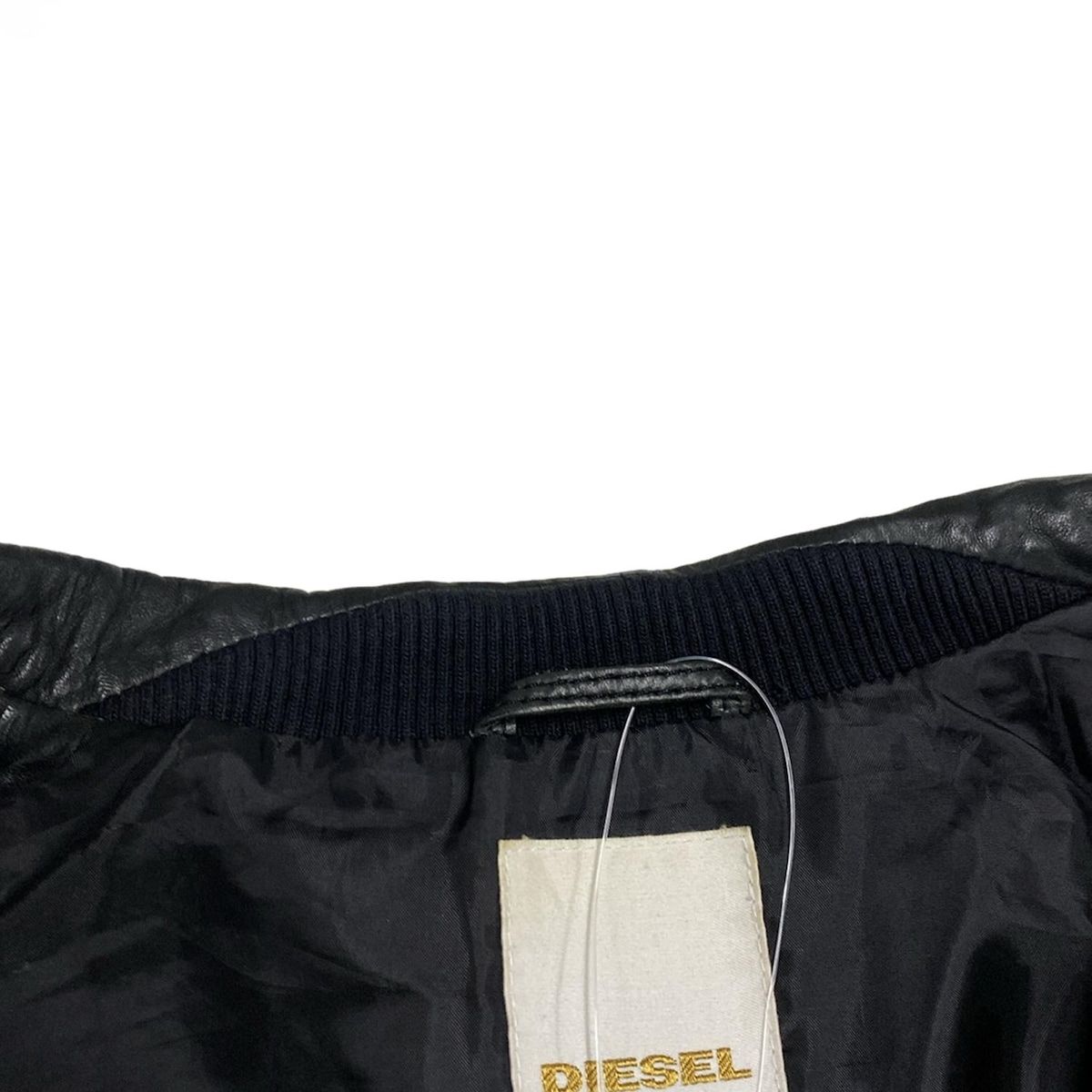 DIESEL ディーゼル ライダースジャケット サイズS レディース - 黒 長袖 秋 冬 GULLKHAN_COM
