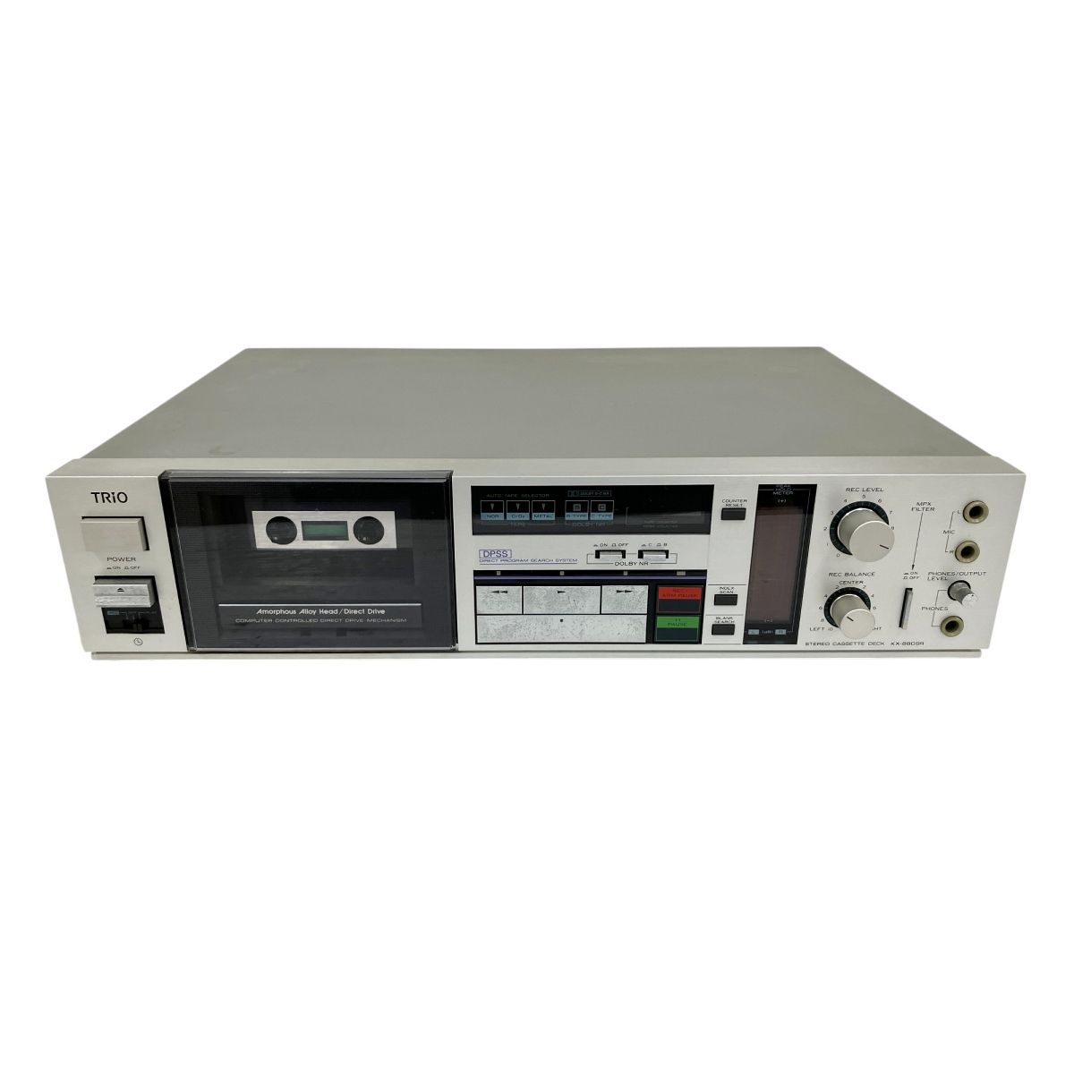 TRIO KX-880SR ステレオ カセット デッキ 音響機材 オーディオ トリオ O10090169