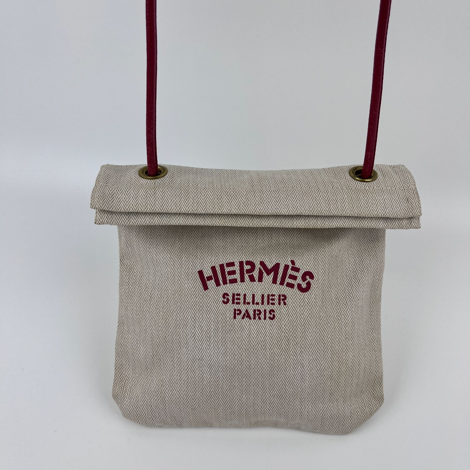 HERMES エルメス　ビンテージ　バレニア　アリーヌ　正規品 HERMES エルメス ヴィンテージ バレニア アリーヌ レザー バッグ