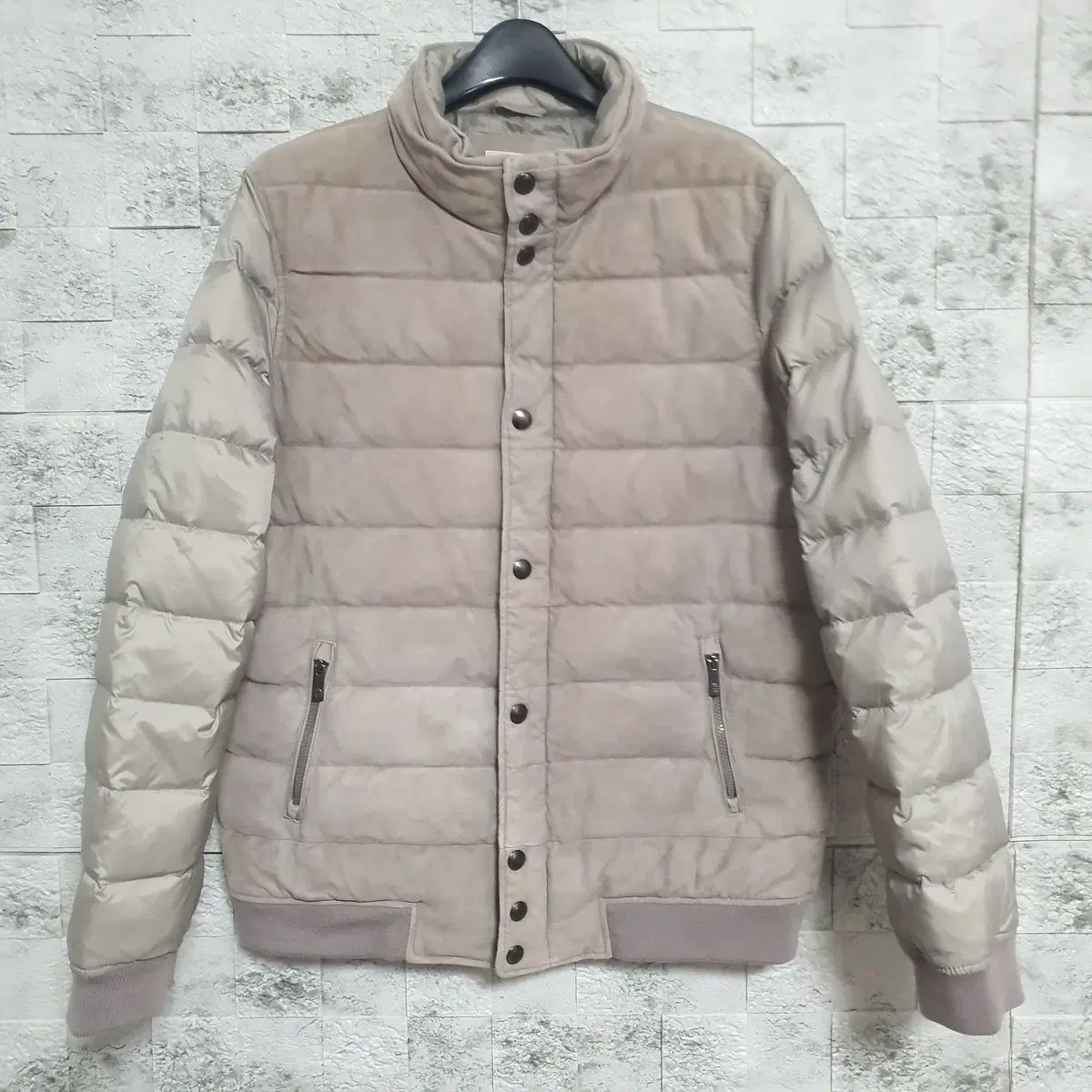 【雷市場（ポンジャン）商品韓国直送】 Massimo Dutti(マッシモドゥッティ) ジュニア ヤギ スエード配色 フェザーダウン ダウン