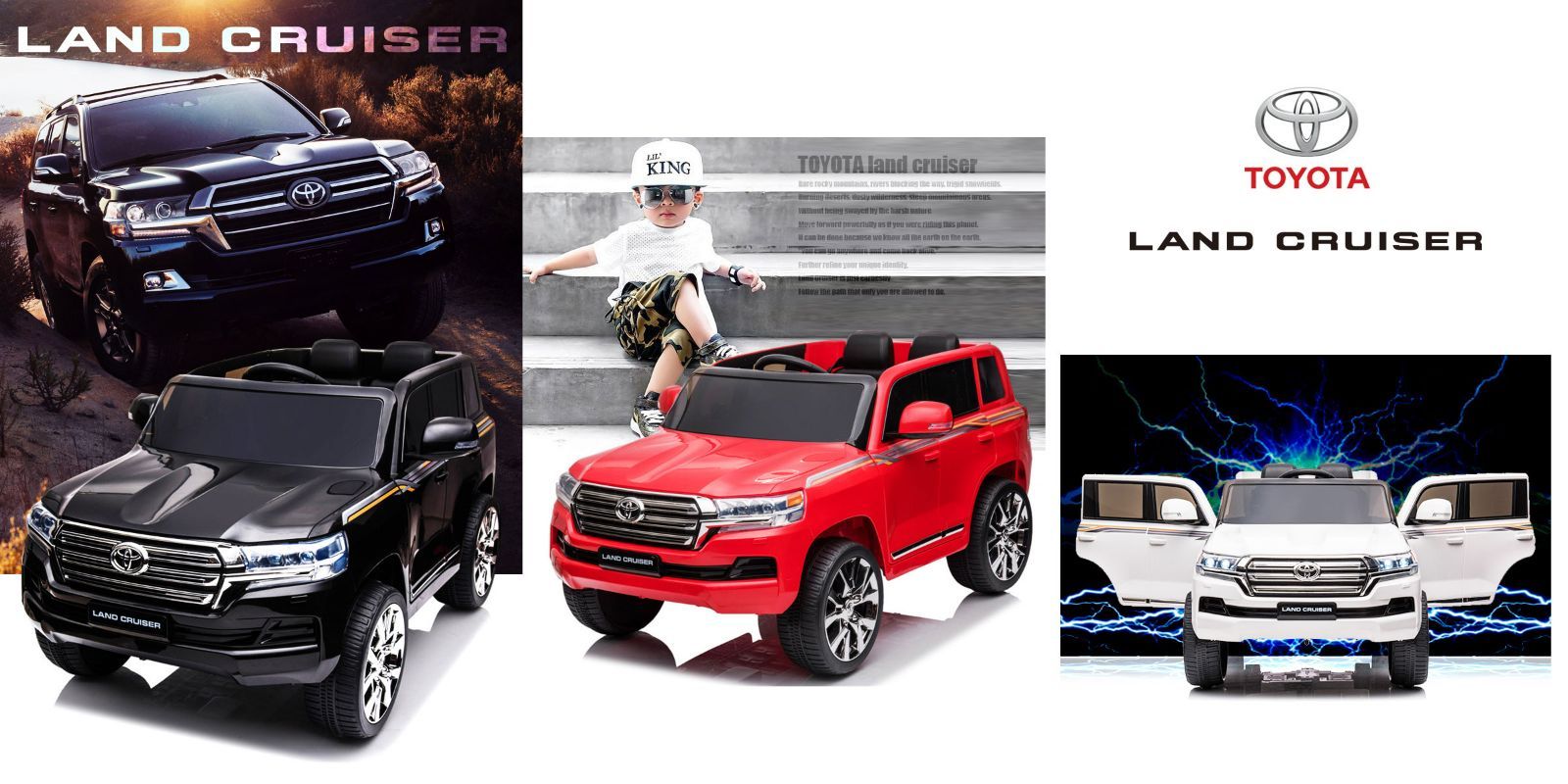 保管が簡単 乗用玩具 乗用ラジコンカー TOYOTA LAND CRUISER トヨタ ランドクルーザー 2人乗り 2WD 12V7Ah 後輪サスペンション 子供 おもちゃ ラジコンカー 電動乗用玩具