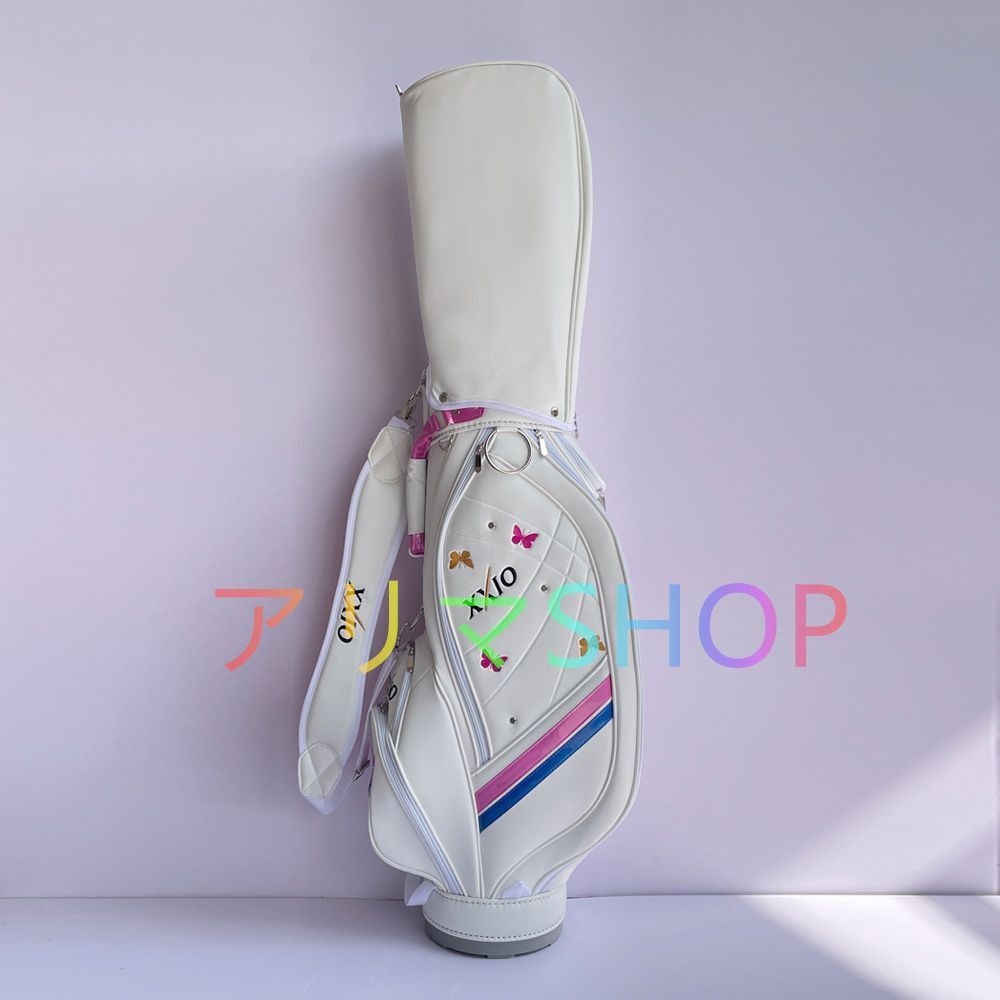 XXIO ゴルフバッグ ホワイト/ピンク　ゼクシオ XXIO ゴルフバッグ ホワイト/ピンク ゼクシオ XXIO ゴルフバッグ
