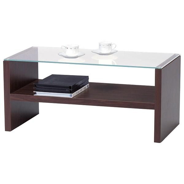 センターテーブル ローテーブル ガラス天板 シンプル 【azm-hab-621】