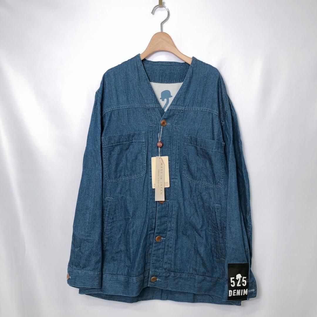 在庫新品 TAKEO KIKUCHI / タケオキクチ 525DENIM ワークベスト