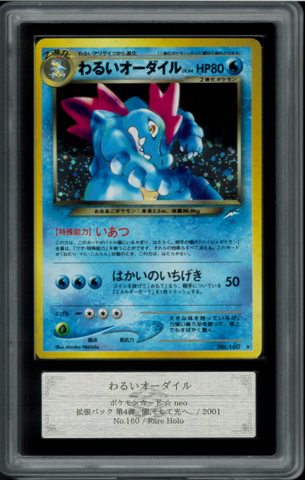 ARS10 わるいオーダイル Feraligatr I旧裏 旧裏面 ポケモンカード