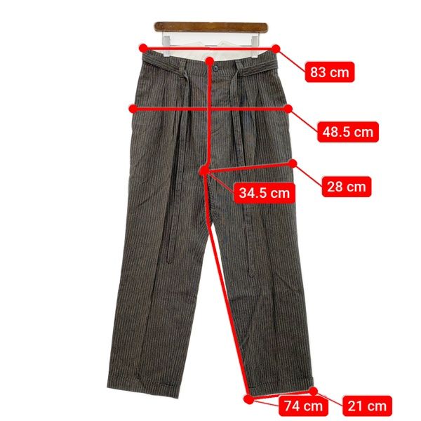 VISVIM HAKAMA PANTS 23ss SANTOME 0123105008018 袴パンツ スラックス 
