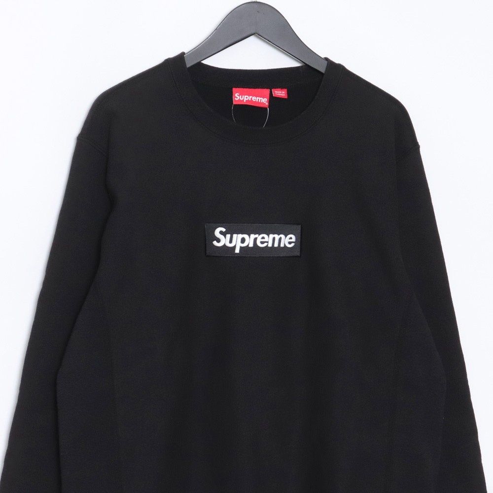 SUPREME Box Logo Crewneck Mサイズ ブラック - メルカリ