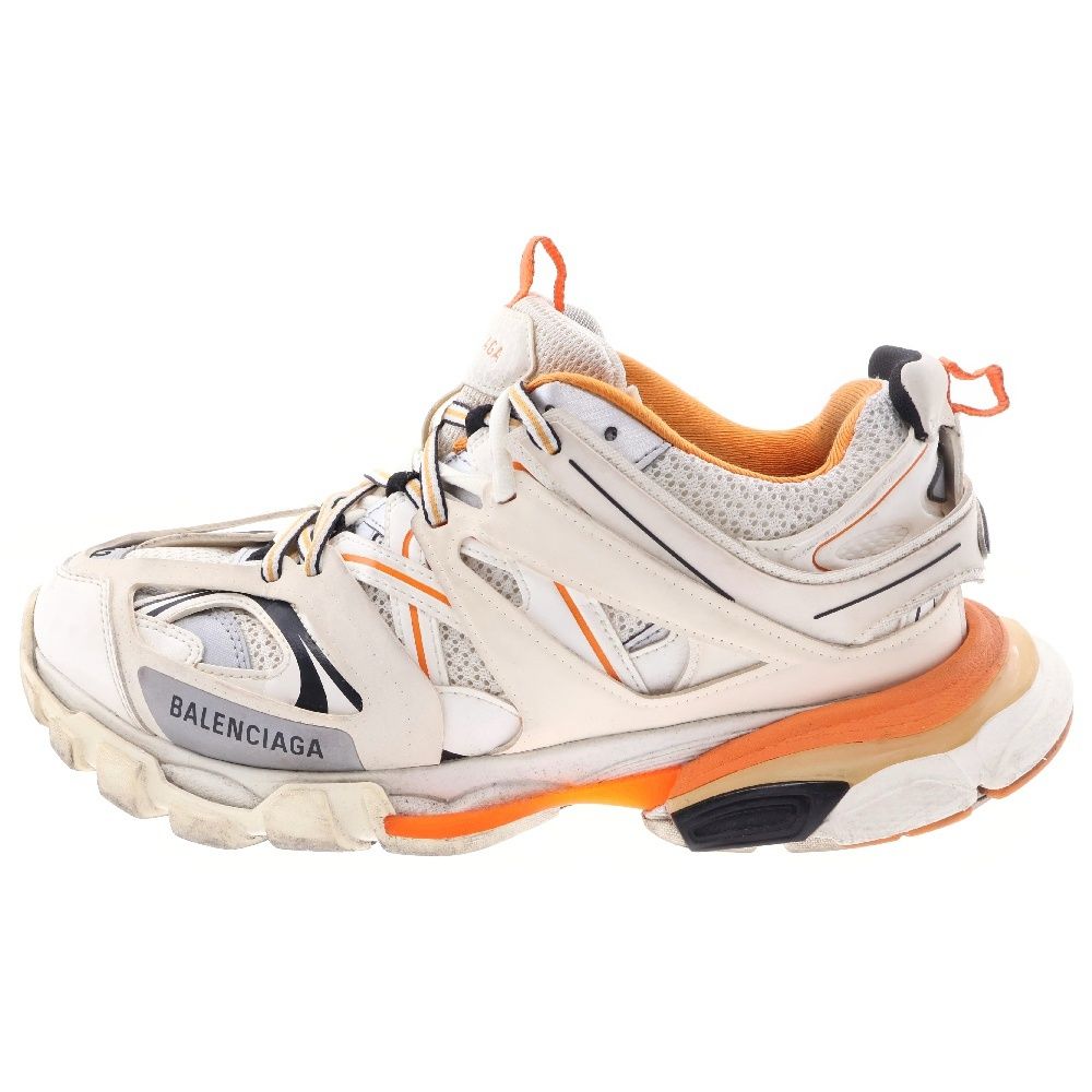 BALENCIAGA (バレンシアガ) TRACK TRAINERS トラック トレーナー ローカットスニーカー 542023 ホワイト/オレンジ