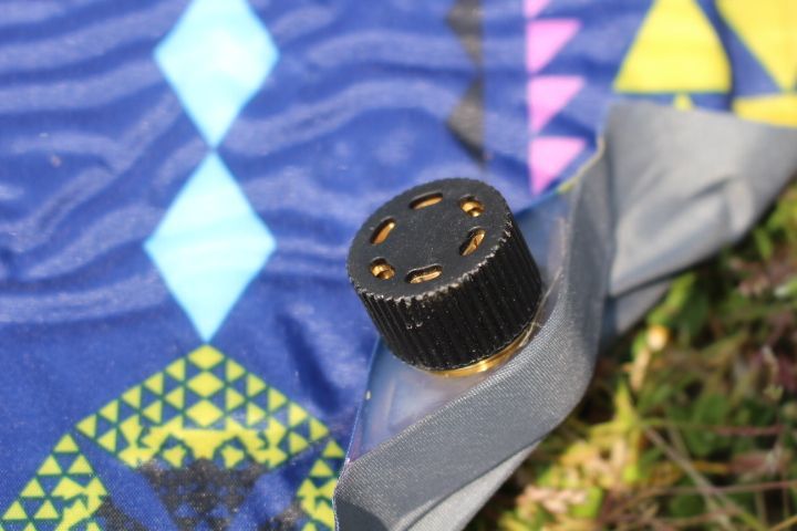 CHANODUG OUTDOOR ナバホ柄ブルー ダブルサイズ キャンプマット エアー