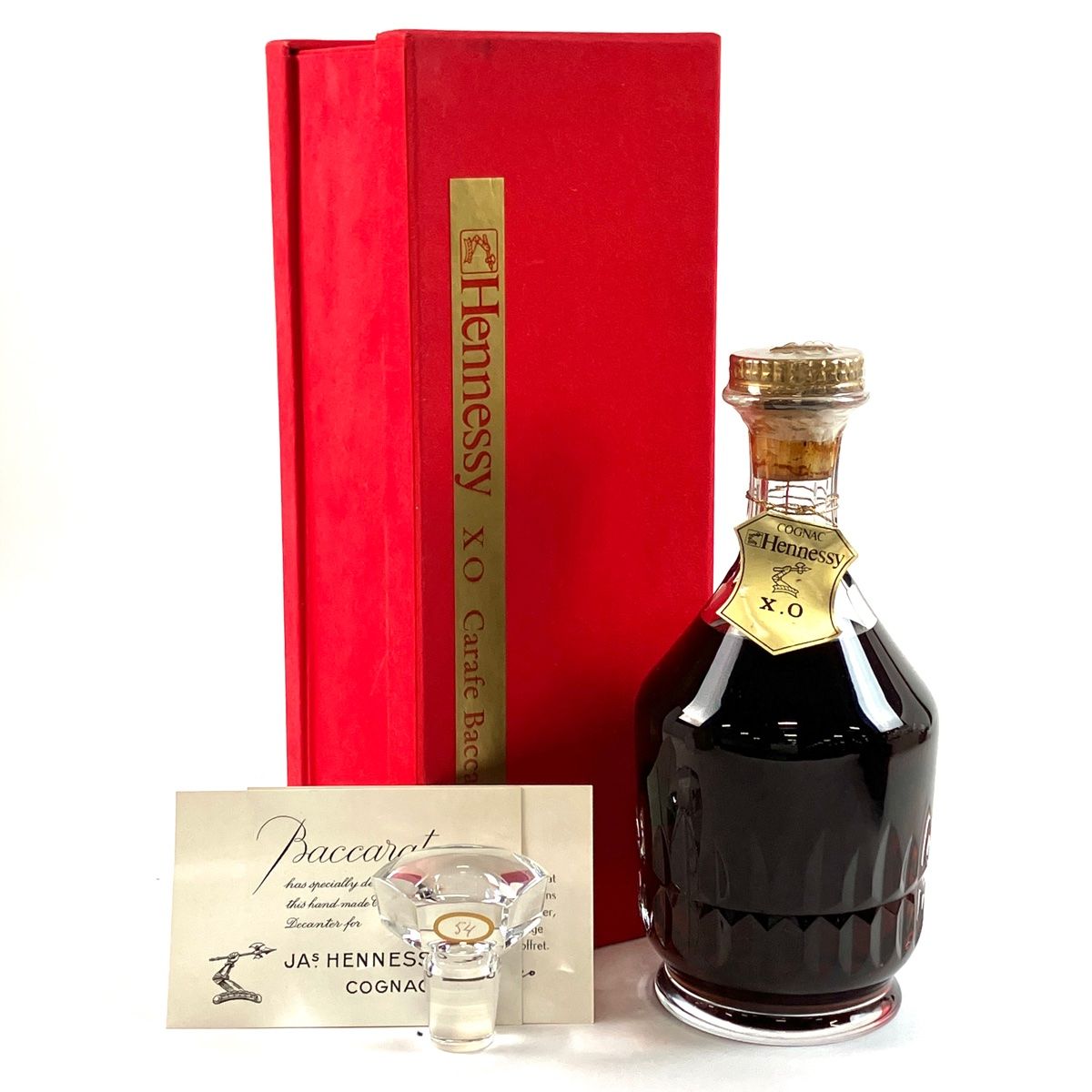 JA's HENNSSY XO クリスタル バカラボトル コニャックブランデー