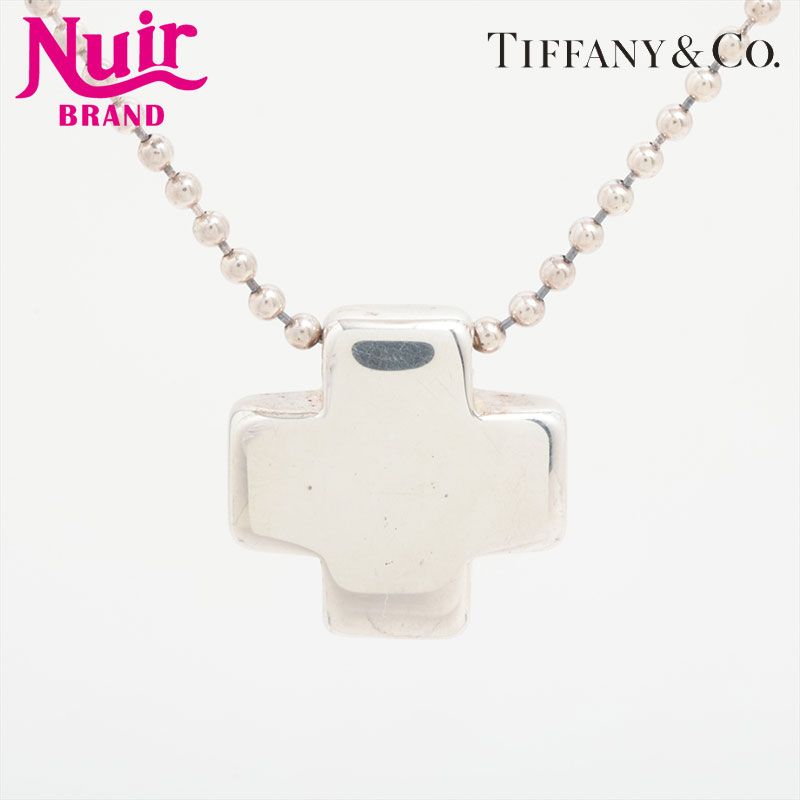 【美品】Tiffany&Co. ティファニー　ネックレス　ローマンクロス　925 TIFFANY&Co. ティファニー ネックレス ローマン クロス シルバー