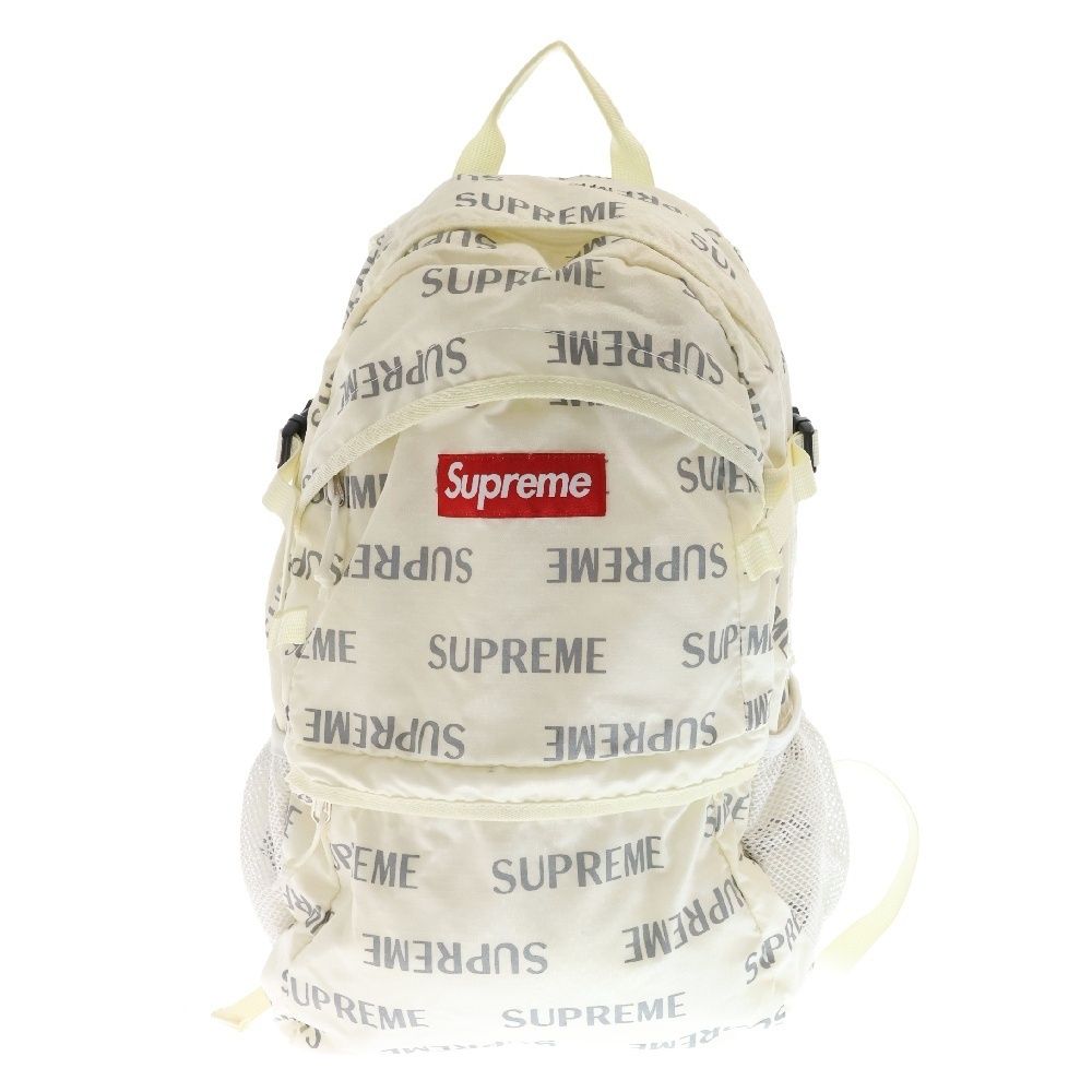 SUPREME (シュプリーム) 16AW Box Logo 3M Reflective Repeat Backpack