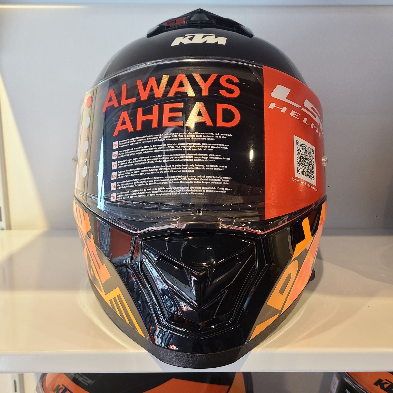 KTM BREAKER EVO HELMET フルフェイス ヘルメット 軽量 脱着可能内装