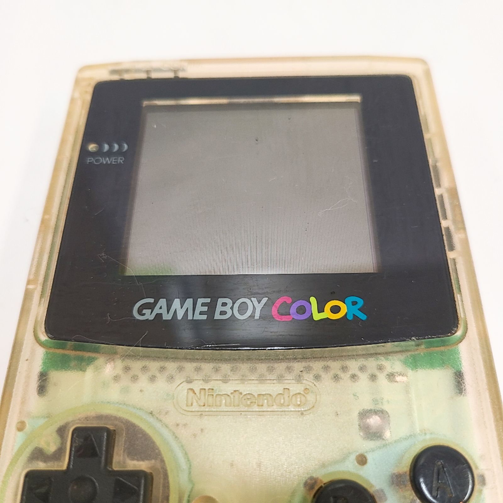 GAMEBOY COLOR ゲームボーイ カラー 本体 クリア ジャンク - メルカリ GAMEBOY COLOR ゲームボーイ カラー 本体 クリア ジャンク - メルカリ
