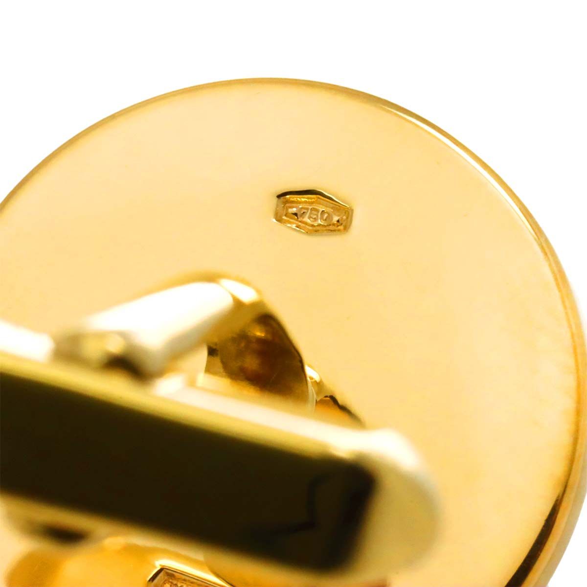 ブルガリ BVLGAI ダブル ロゴ ダイヤ カフス K18 イエローゴールド ブルガリ BVLGAI ダブル ロゴ ダイヤ カフス K18 イエローゴールド