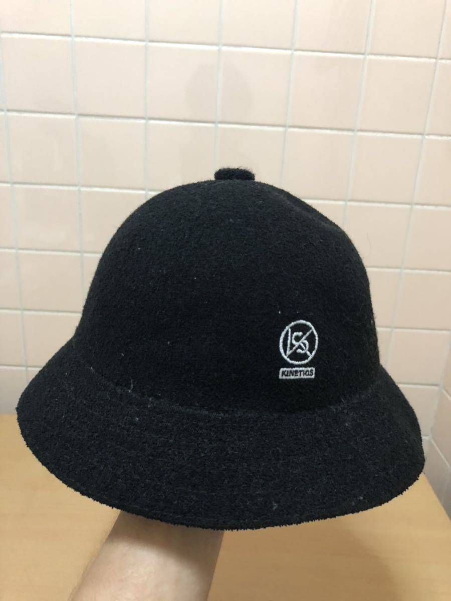 大きいサイズKANGOL×Kinetics バミューダカジュアル ハット 刺繍 ロゴ