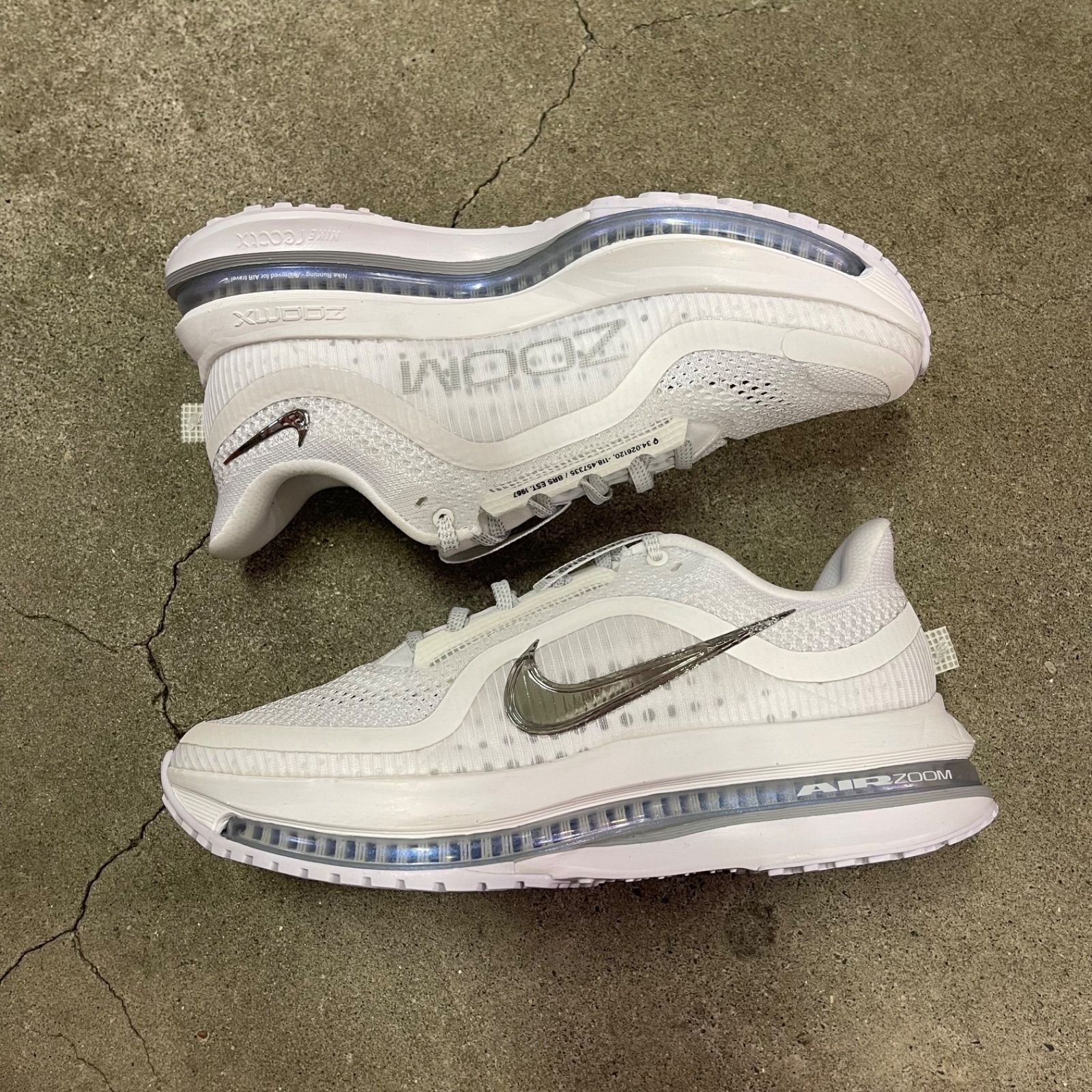 Nike Pegasus PRM White|Metallic Silver|Metallic Silver ナイキ ペガサス PRM ホワイト|メタリックシルバー|メタリックシルバー HQ2592-102 24.5㎝