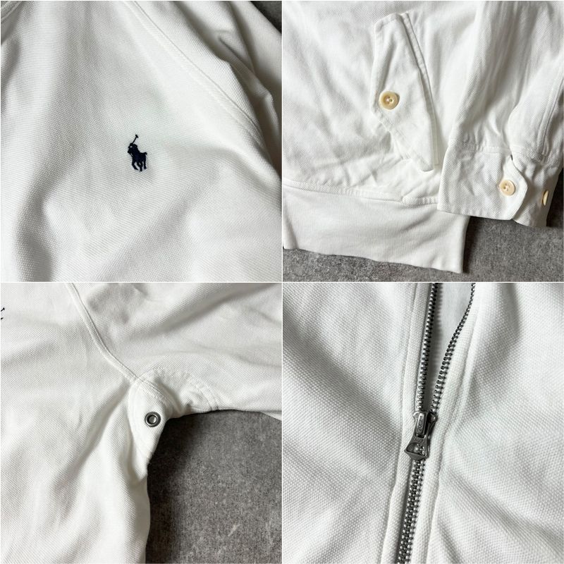 90s POLO RALPH LAUREN ライナー付き コットン 鹿の子 スイング