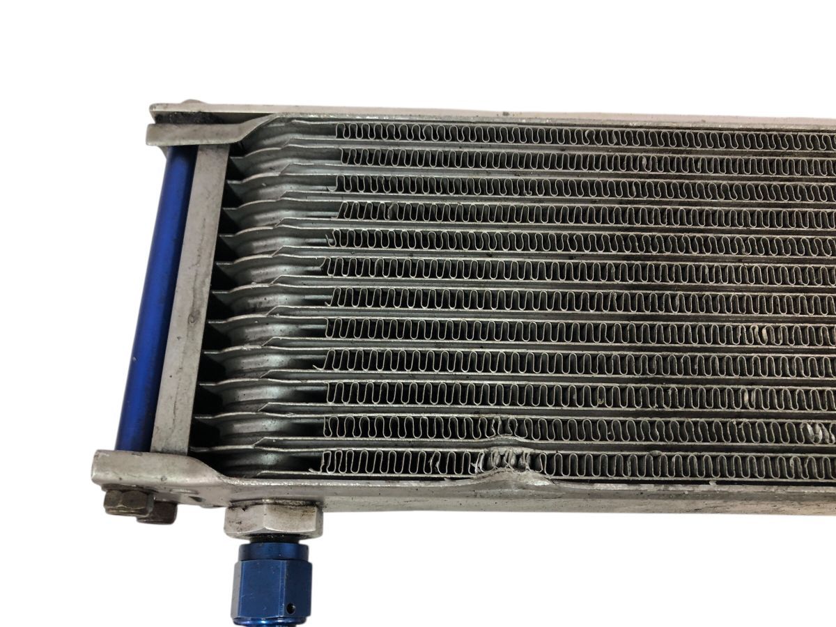 社外 オイルクーラー 13段 サイズ330×125×50ｍｍ ホース長46ｃｍ30ｃｍ 組み換え カスタムにも TOS-M6915