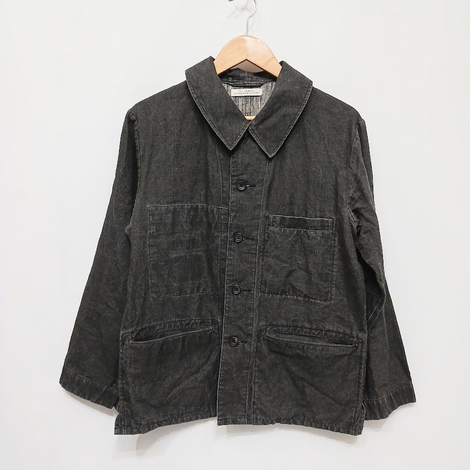 OLD JOE & CO. THREE POCKET ATERIER JACKET オールドジョー リネンジャケット カバーオール 171JK09  ブラック サイズ36 - メルカリ