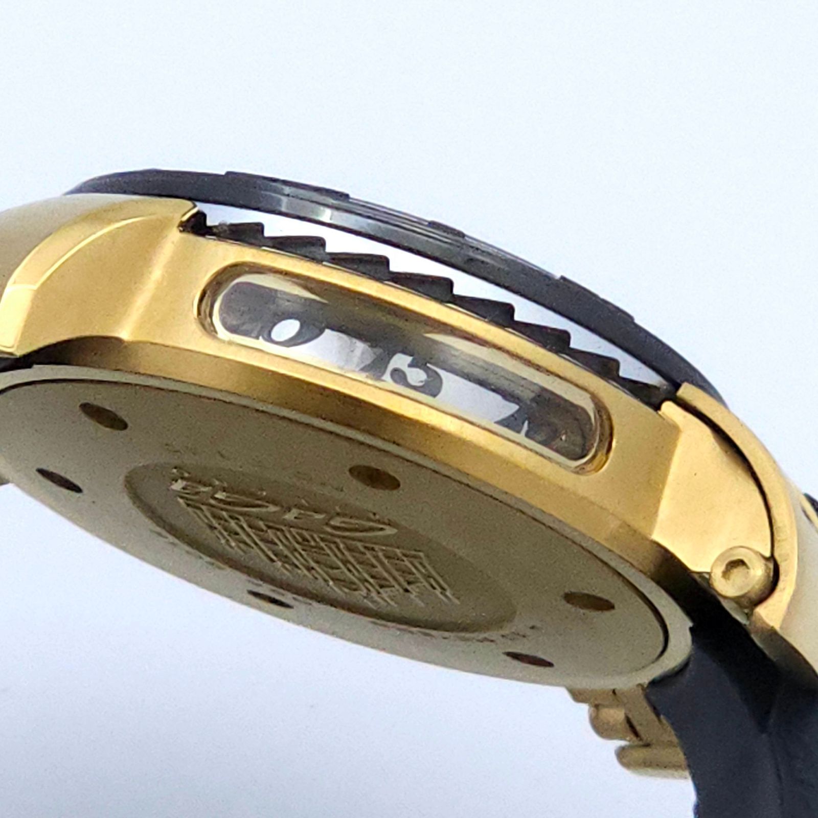 ☆良品 GaGa MILANO ガガミラノ 8014 クロノグラフ QZ 動作品