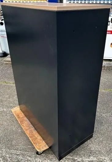 2019年製 コクヨ エディア A4深型クリスタルトレー W900 D450 H1270 3列13段 ブラック 木目天板付き CC レターケース トレー 書類整理 オフィス収納 MARWIL-DEMENAGEMENTS_CH