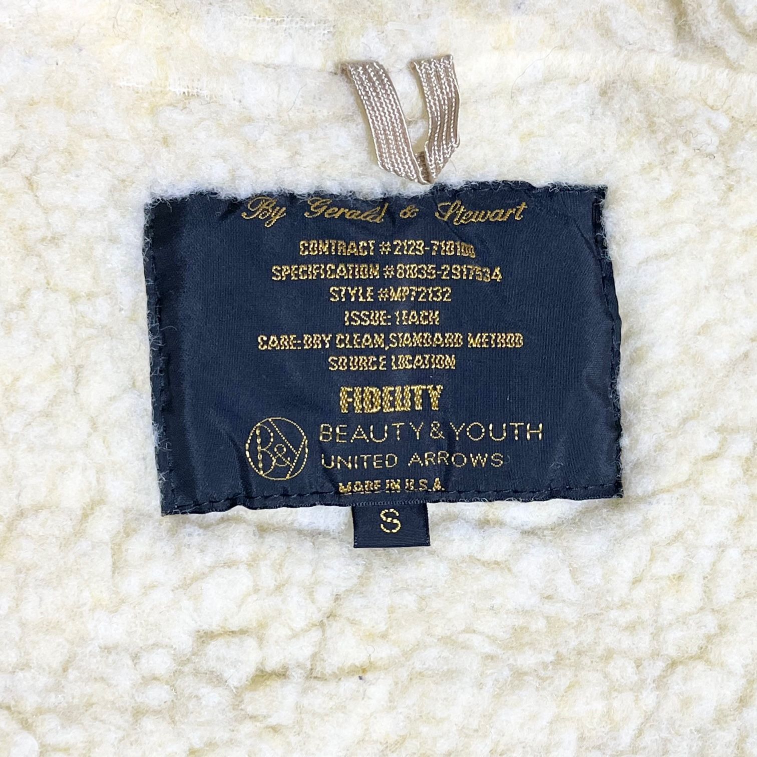 MADE IN USA製 FIDELITY × BEAUTY＆YOUTH UNITED ARROWS フード付き 