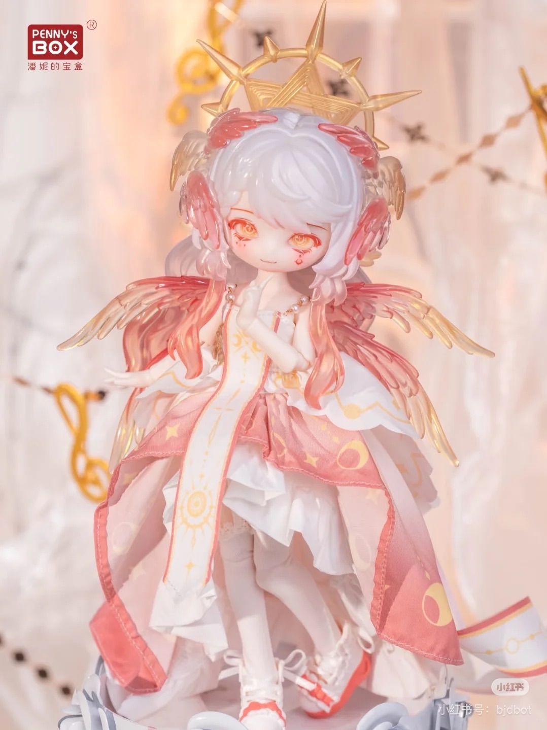 ｜シークレット PENNY S BOX 露露亚交响诗” Luluya symphonic poem” ルルア交響詩” 1|6 人形 人偶 BJD Doll ドール 置物 モデル 日冕奏鸣诗 Size 高さ20cm pink 1点