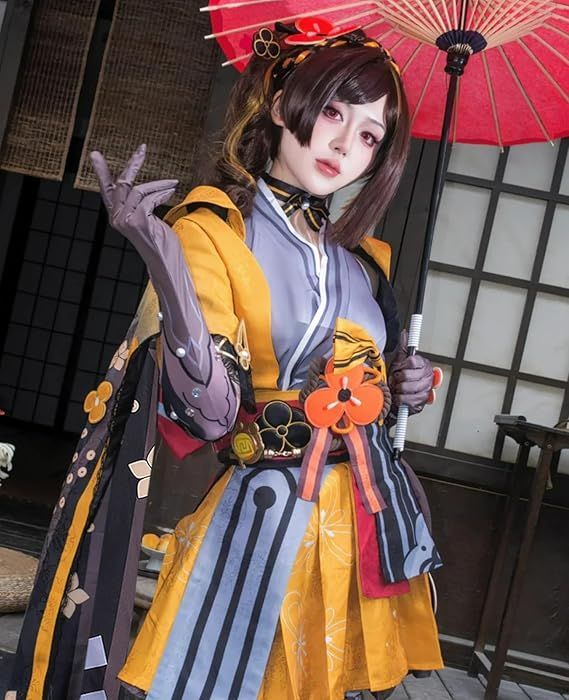 原神（Genshin）千織/ちおり コスプレ衣装 ウイッグ付き 原神