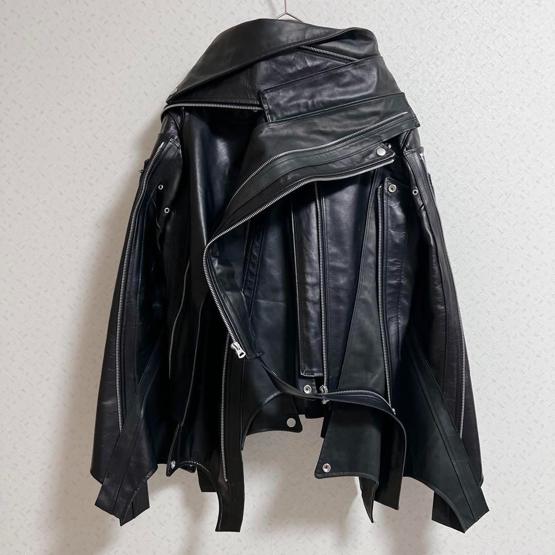 JUNYA WATANABE ジュンヤワタナベ 2022AW ライダースジャケット レザー