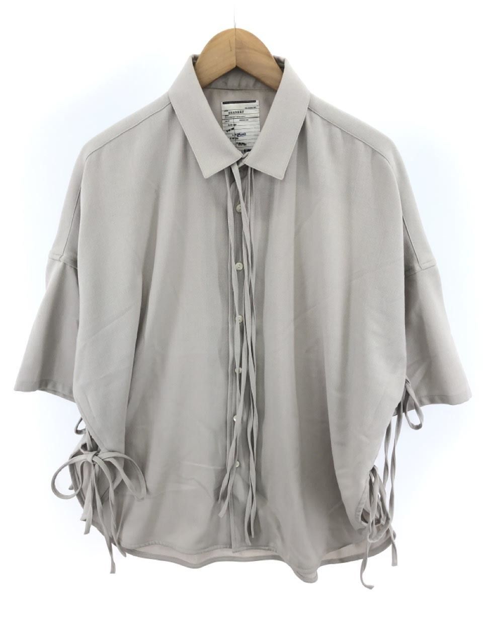 SHAREEF SIDE SLIT S S SHIRTS 1 ベージュ - メルカリ