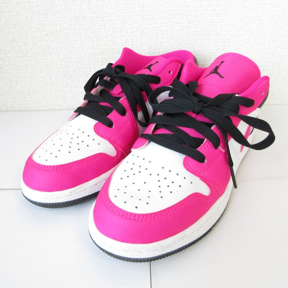 美品 NIKE ナイキ GS Air Jordan 1 Low ALT Fierce Pink エア 